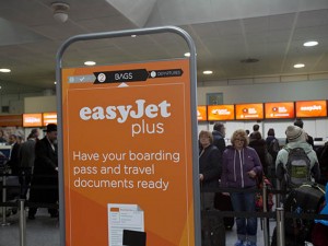 EasyJet a London Gatwick.