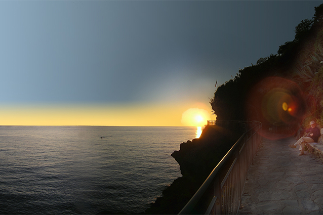 Il mare della Liguria, il più apprezzato anche nelle Bandiere Blu.