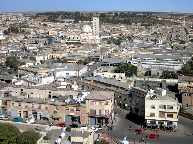 Asmara, panorama dalla cattedrale