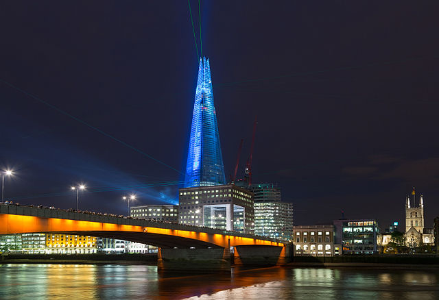 The Shard di sera, Londra
