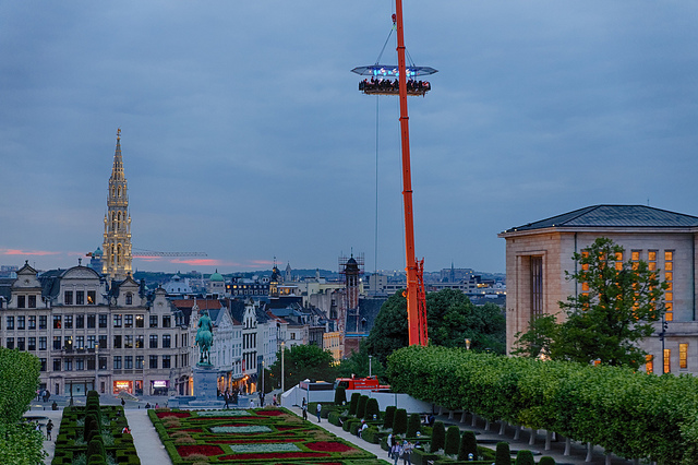 Dinner in the Sky – Foto di Alastair Campbell