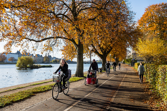 In bici a Copenaghen – Foto Kristoffer Trolle