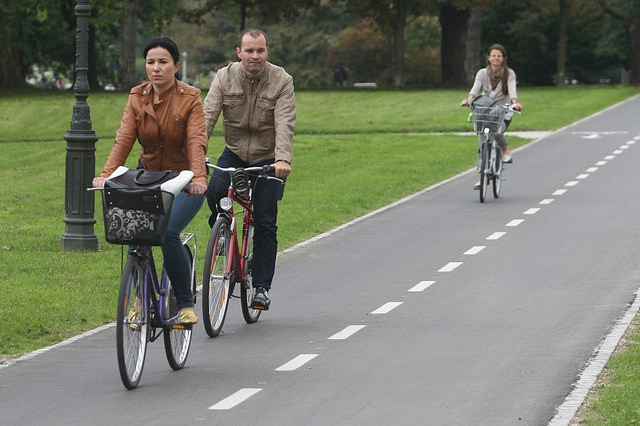 In bici a Lubiana – Foto di European Mobility Week