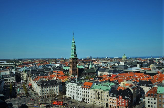 Copenaghen dall’alto della Torre