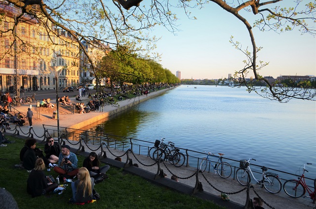 Lago artificiale di Copenaghen