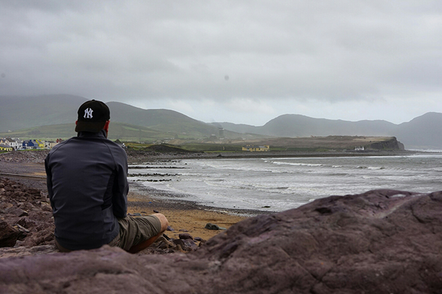 Sulla costa della conte del Kerry, in Irlanda.