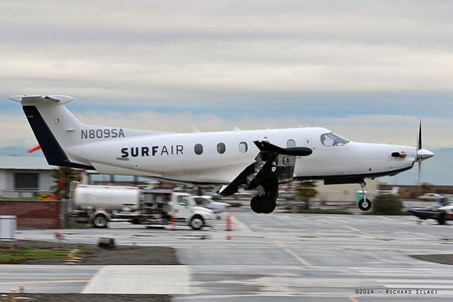 Un Pilatus PC–12 di Surf Air – Foto Wikipedia