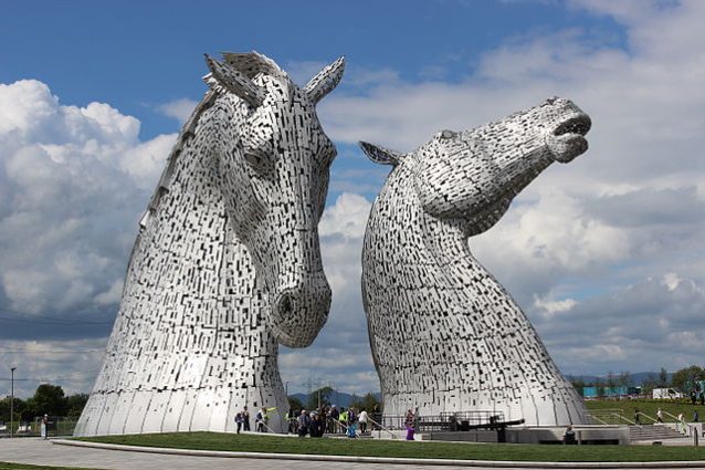 The Kelpies, Helix Park, Falkirk, Scozia – Foto Wikipedia