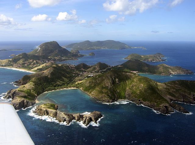 Veduta aerea di Les Saintes – Foto Wikimedia Commons