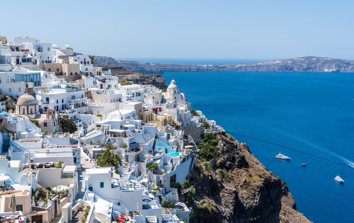 Santorini. Foto da Pixabay