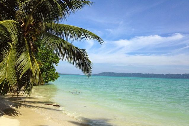 Spiaggia di Vijaynagar sull'isola di Havelock – Foto Wikimedia Commons