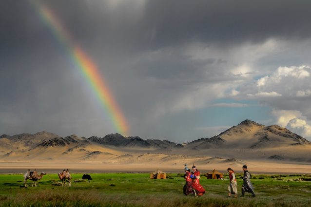 Fantastico paesaggio in Mongolia. Foto di Bernd Thaller