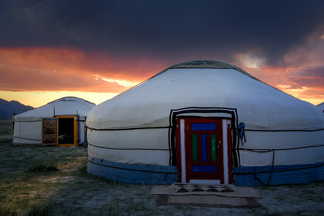 Casa nomade. Foto di Bern Thaller
