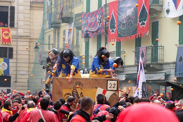 Carnevale di Ivrea. Foto di Carmelo Speltino