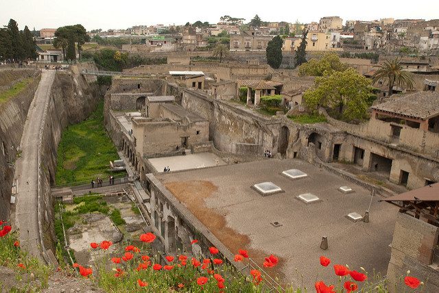 Scavi di Ercolano. Foto da Flickr