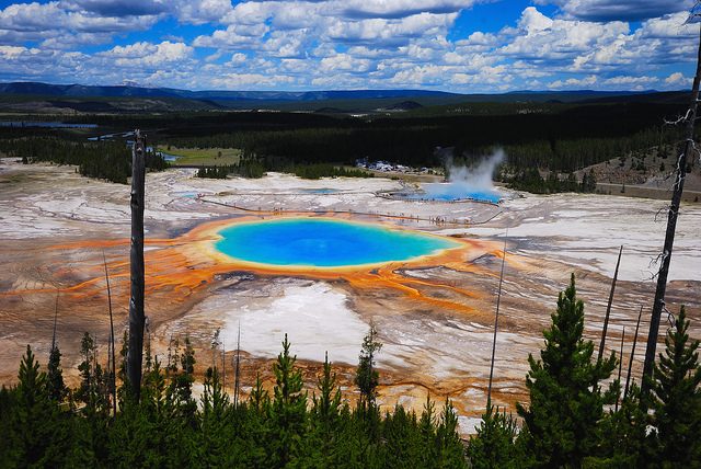 Grand Prismatic Spring, Yellowstone, USA – Foto di abhisawa