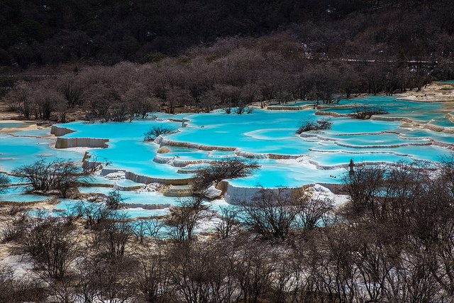 Huanglong, Cina – Foto di Jean–Marie Hullot