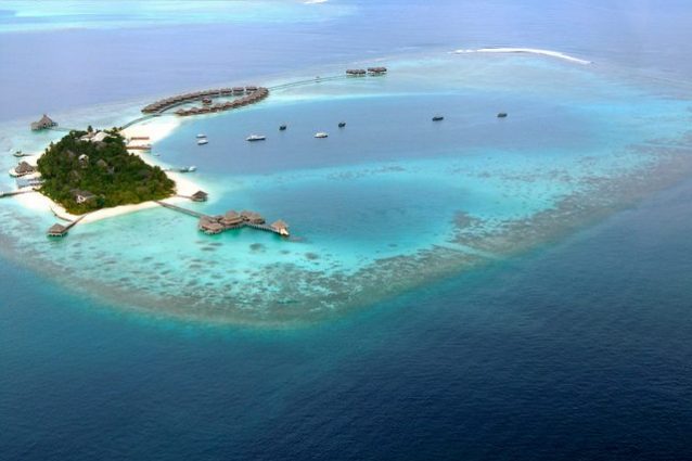 Veduta aerea delle Maldive – Foto di Sarah_Ackerman