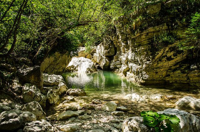 Gole del Salinello. Parco Nazionale del Gran Sasso e Monti della Laga. Foto di Cristiano Sabbatini