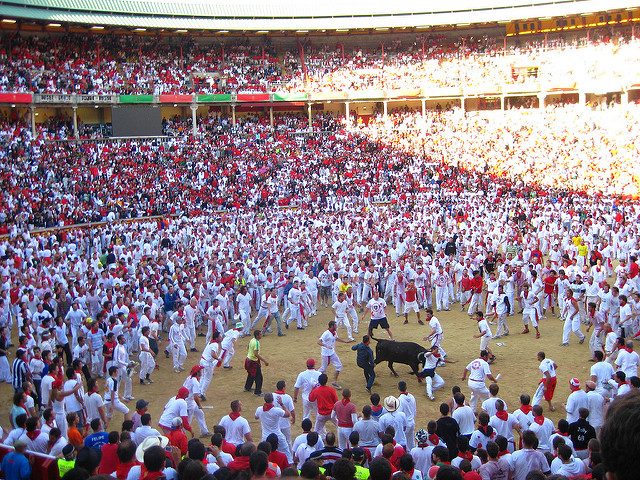 Festa di San Fermin. Foto di Tammy Friesen