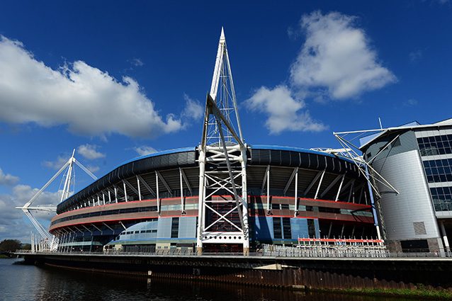 Panoramica del Millennium Stadium di Cardiff (Getty).