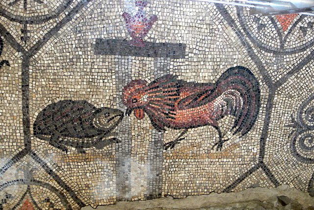 Mosaico pavimentale nella Basilica di Aquileia – Foto Wikimedia Commons