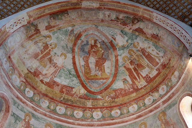 Affreschi absidali della Basilica di Aquileia – Foto Wikimedia Commons