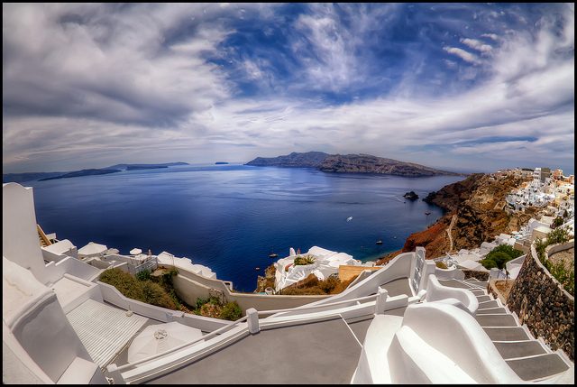 Santorini. Foto di Pedro Szekely