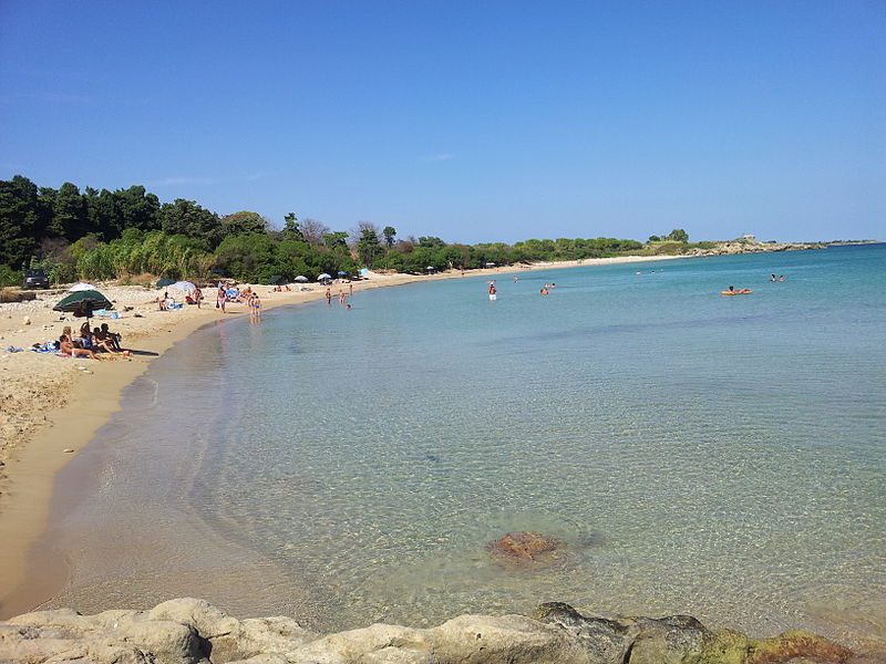 Spiaggia di Fontane Bianche, Siracusa. Foto da Wikipedia