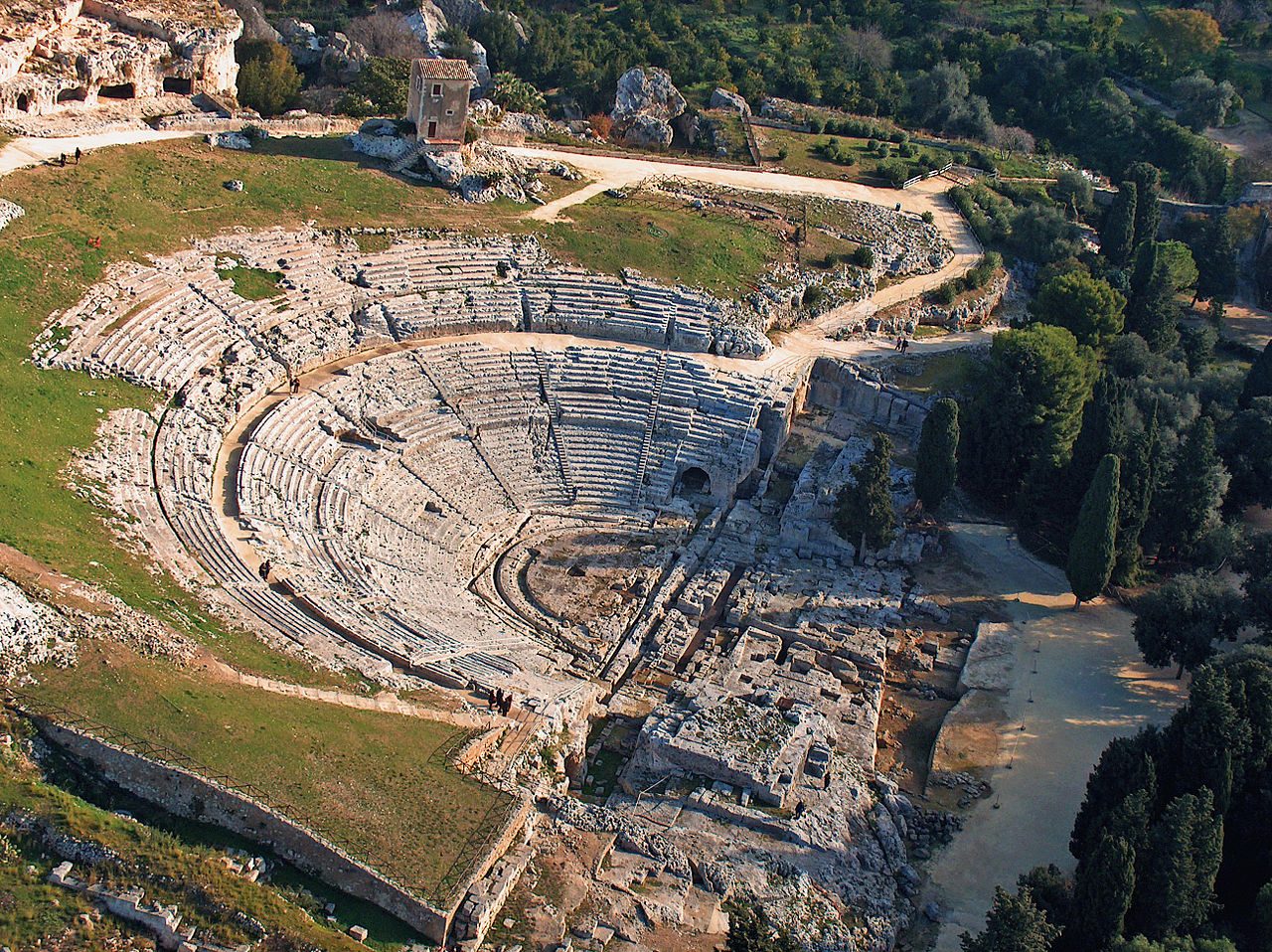 Teatro Greco, Siracusa. Foto da Wikipedia