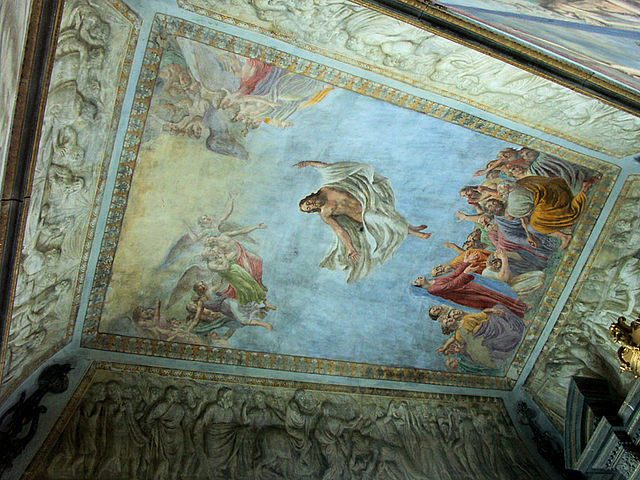 Lucignano, affresco nella chiesa di San Michele Arcangelo – Foto Wikipedia
