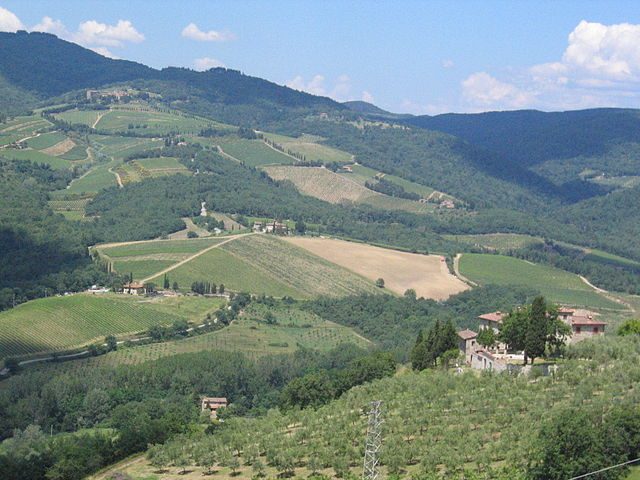 Radda in Chianti, panorama (Foto Wikimedia Commons)