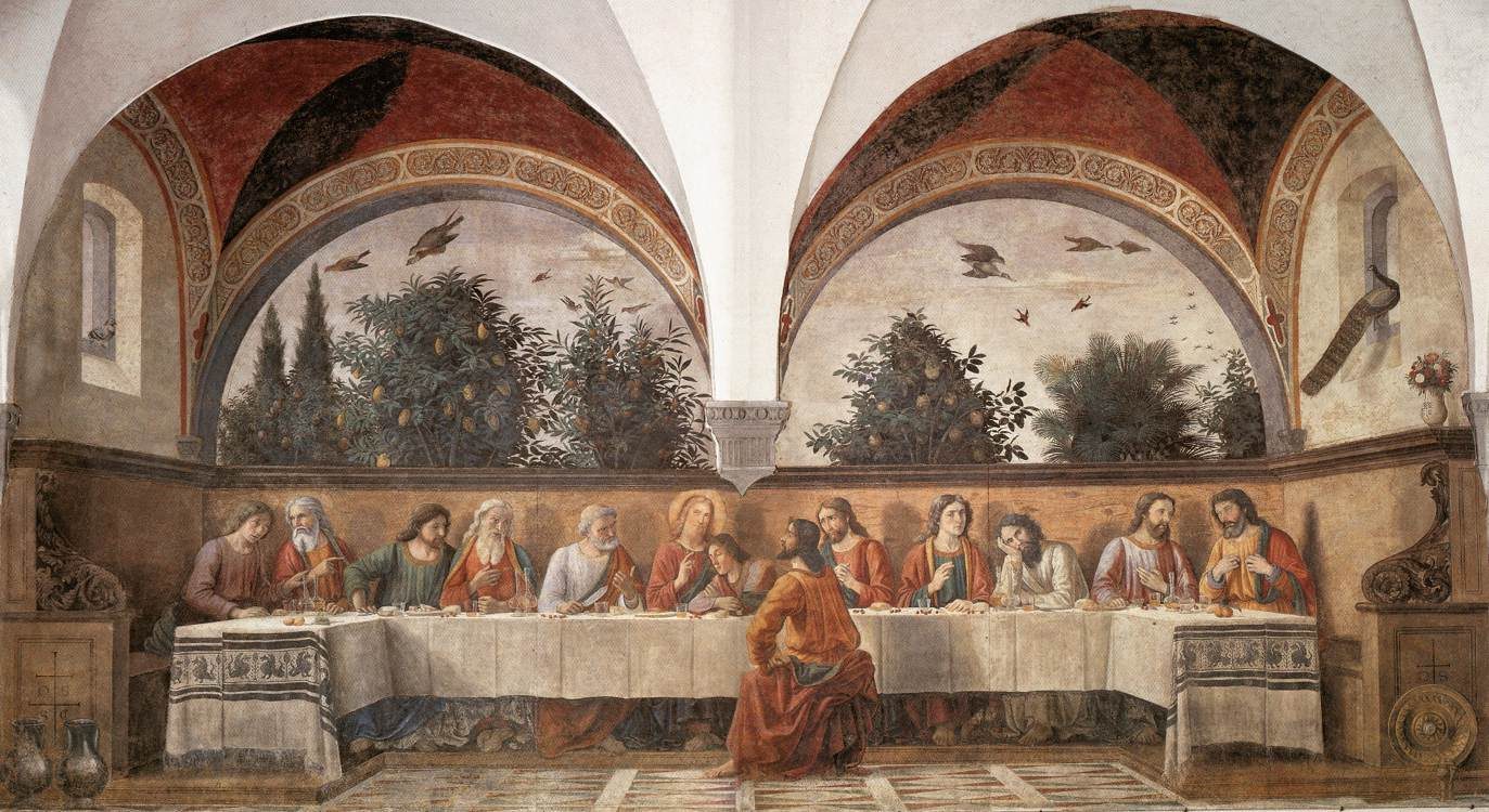 Domenico Ghirlandaio, Cenacolo di Ognissanti – Foto Wikipedia