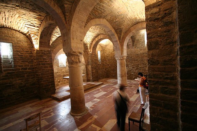 Cripta della chiesa di San Silvestro – Foto Wikimedia Commons