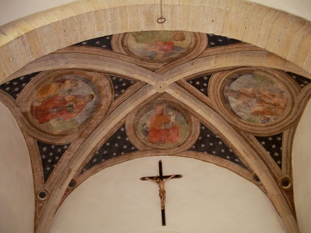 Affreschi della volta del presbiterio della Chiesa di San Nicola – Foto Wikimedia Commons