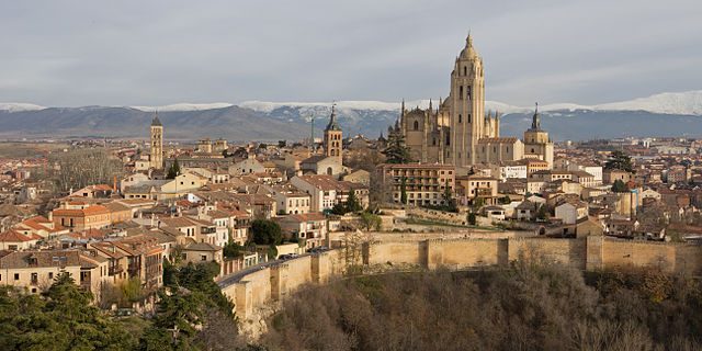 Panorama di Segovia, Spagna