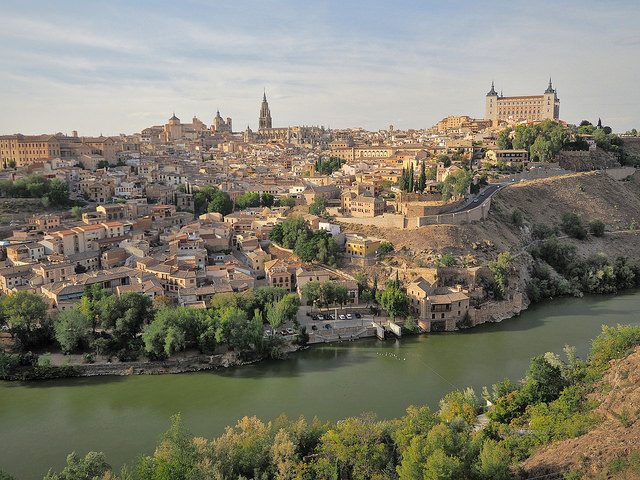panorama di Toledo, Spagna