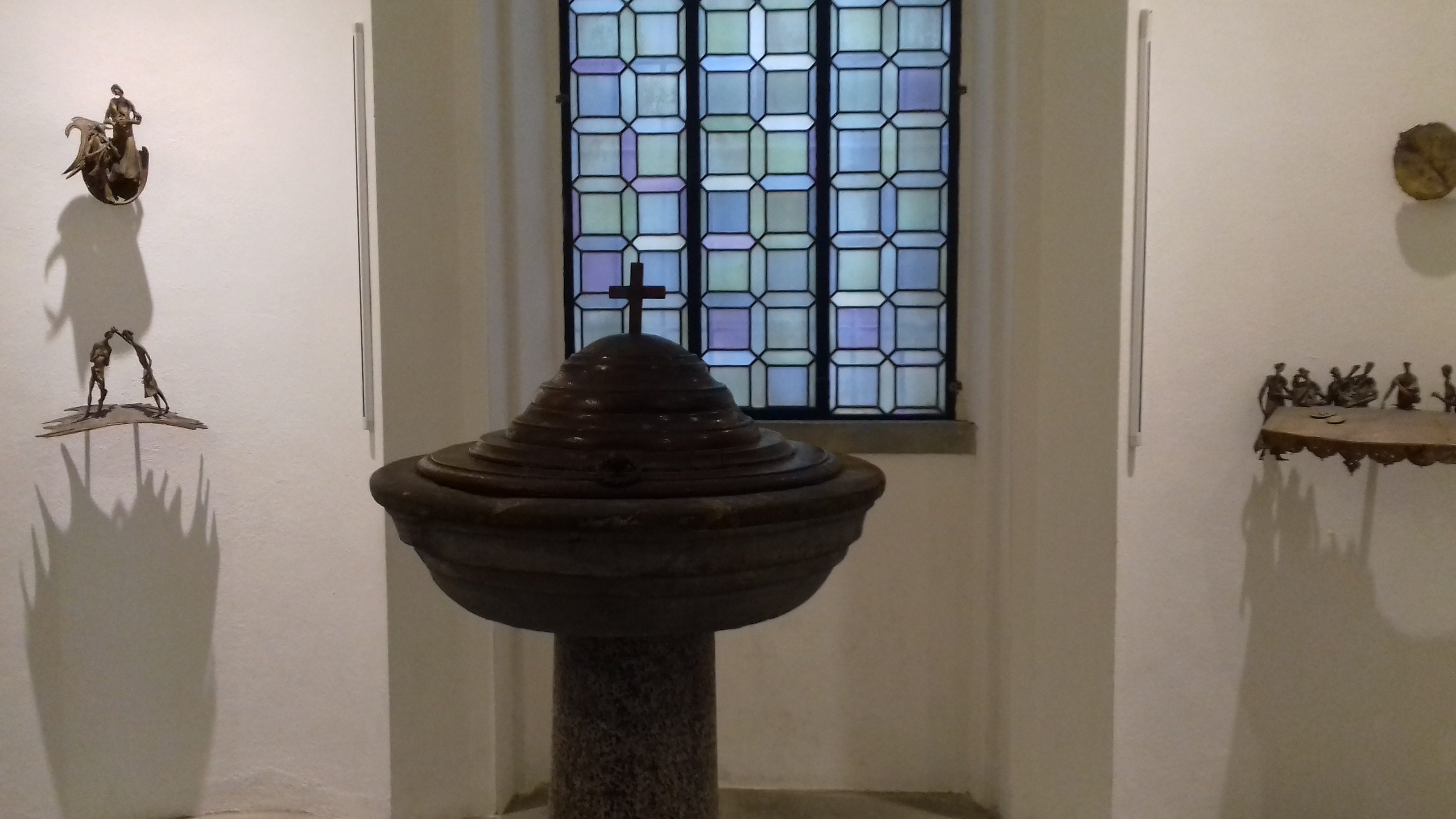 Il fonte battesimale di Leonardo nella Chiesa di Santa Croce