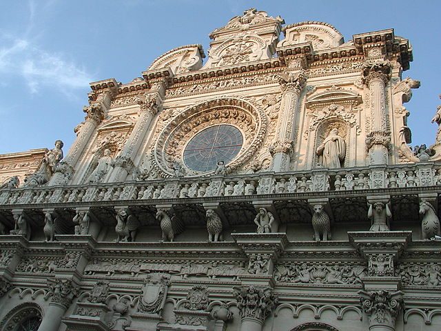 La facciata barocca di Santa Croce – Foto Wikipedia