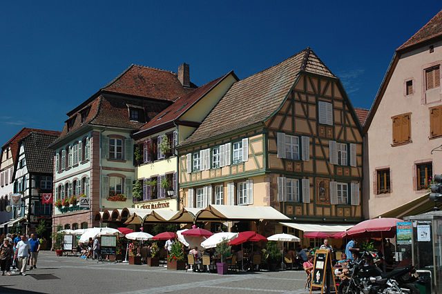 Centro di Ribeauvillé – Foto Wikimedia Commons