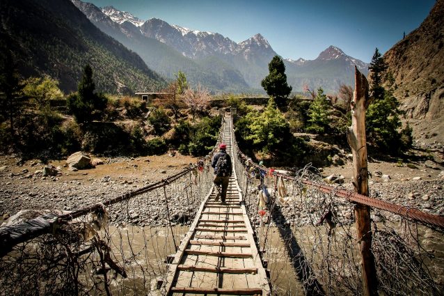 Ponte sospeso nel Mustang