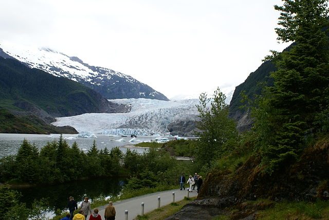 Ghiacciaio Mendenhall nella Tongass National Forest – Foto Wikimedia Commons