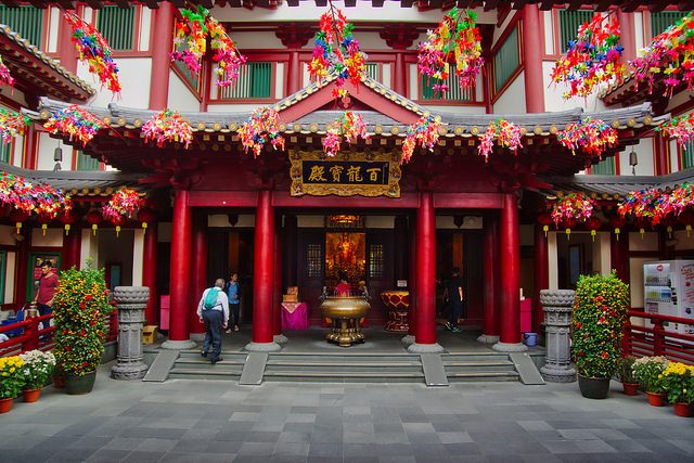 Tempio di Buddha, Chinatown Singapore.