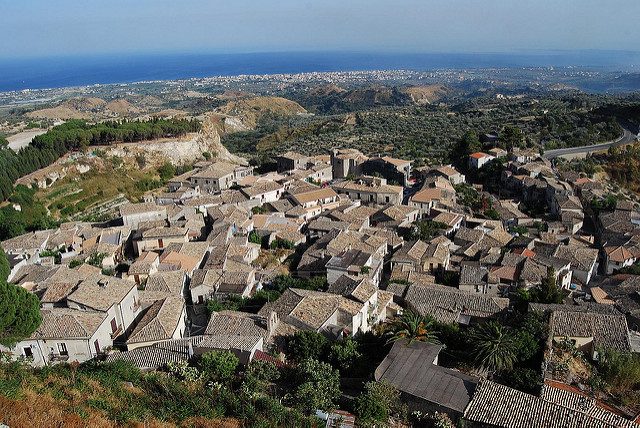 Gerace dall'alto