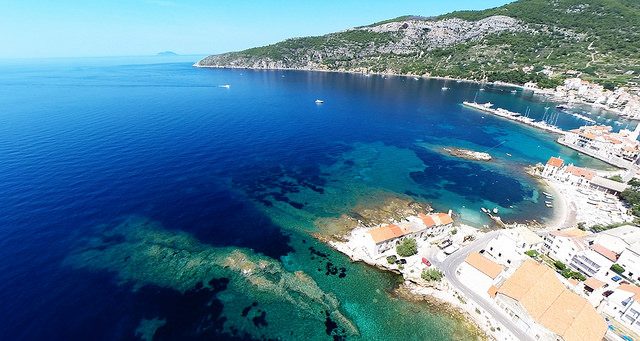 Komiza nell'isola di Vis