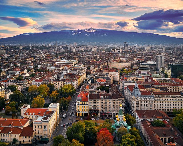 Vista su Sofia