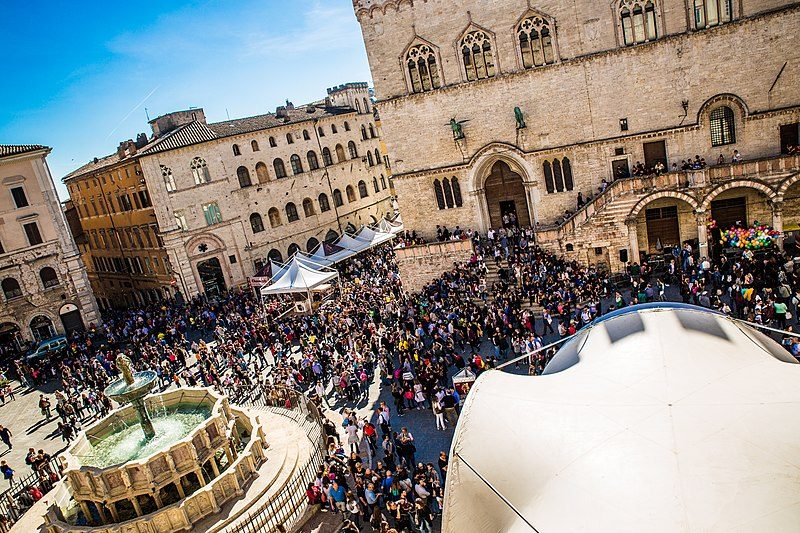 Eurochocolate Piazza IV Novembre