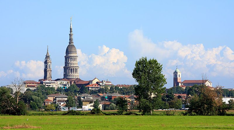 Novara e la cupola di San Gaudenzio