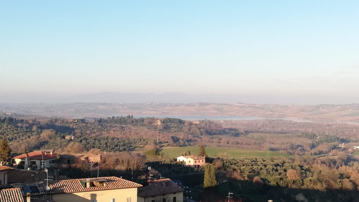 Veduta dalla Torre campanaria di Chiusi