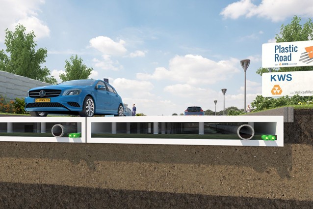 Ecologica, economica, componibile come un Lego: Plastic Road, la strada del futuro